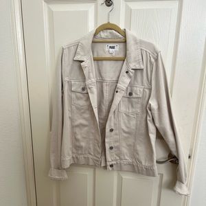 PAIGE - Taupe denim jacket